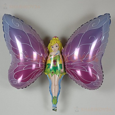Шар (38''/97 см) Фигура, Фея Бабочка